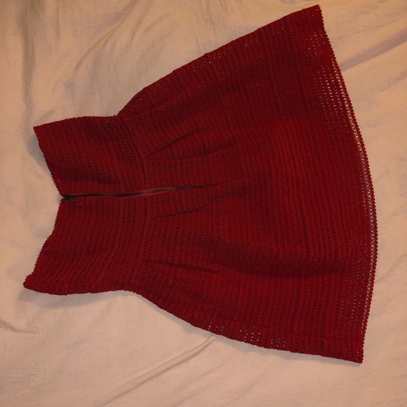 Red Sweetheart Mini Dress - Picture 6 of 7